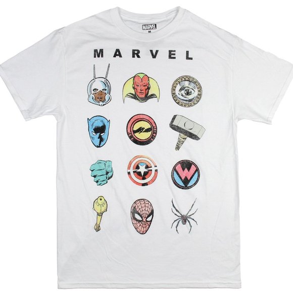 Marvel Other - Marvel Hero Icon/Logo T-Shirt